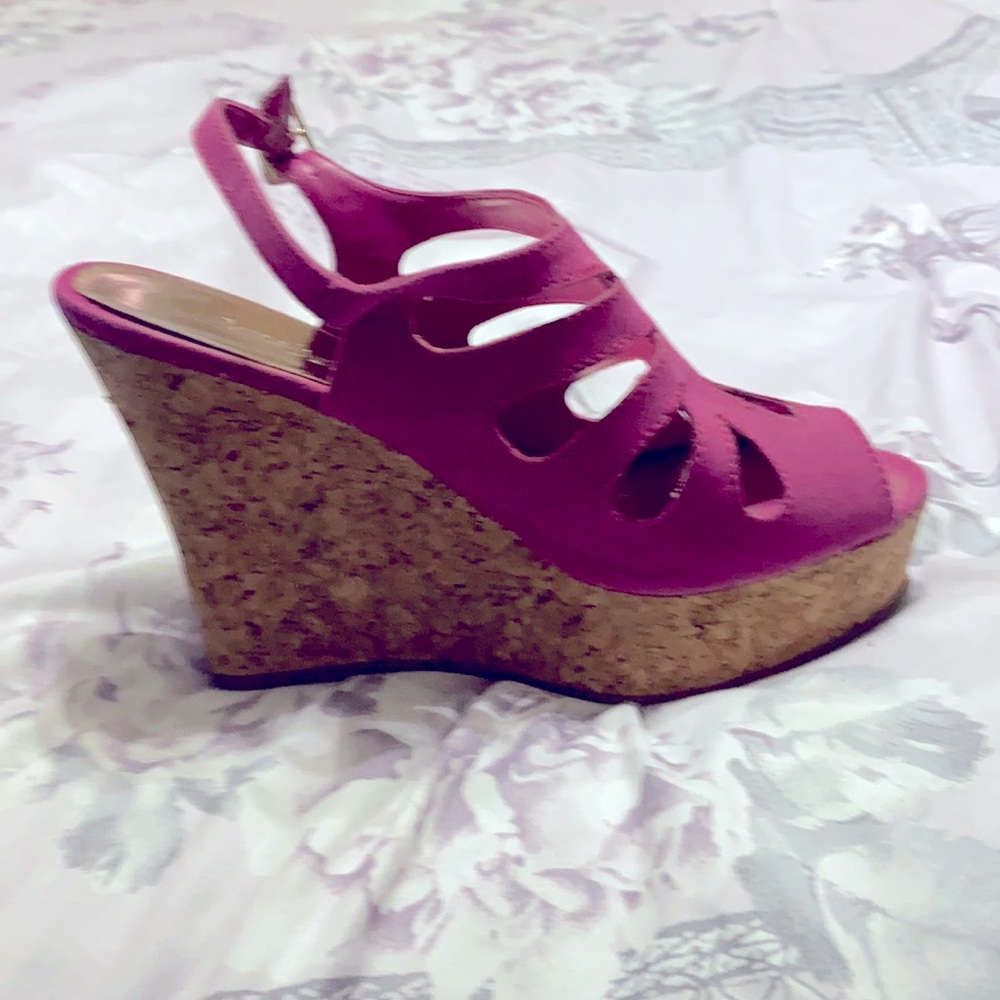 Pink Wedge High Heel